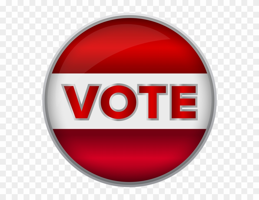 Vote Red Badge Png Clip Art Image - Let's Take A Vote Transparent Png