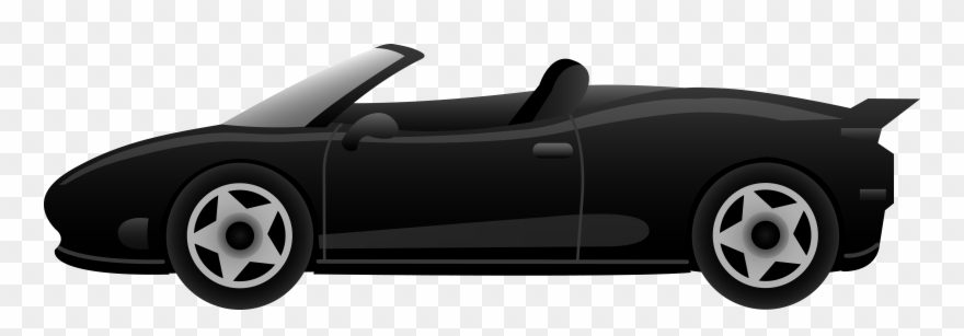 Image Of 39 Car Clipart Black And White Images - Cartoon Car Side View - Png Download