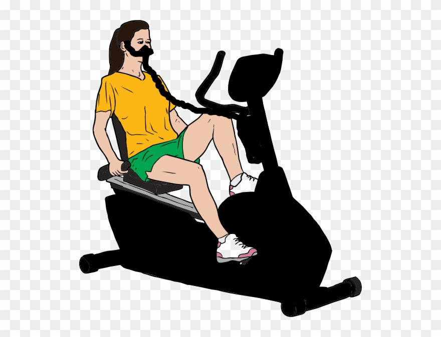 Exercise Bike Clip Art - Png Download