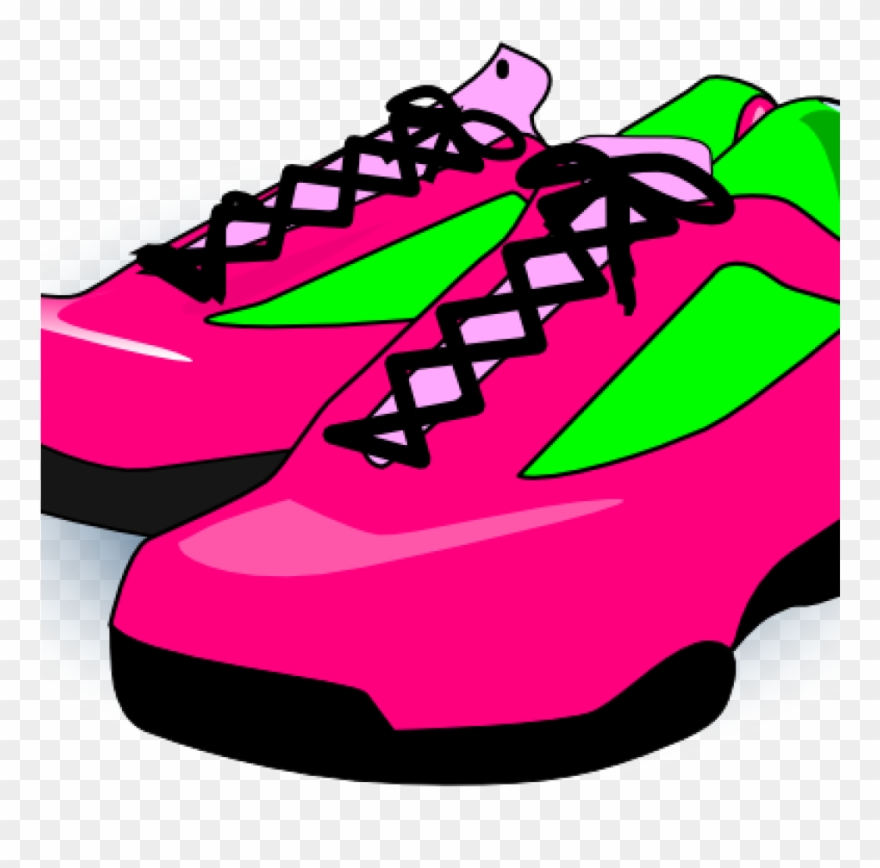 Picture Transparent Download Clipart Sneakers - Running Trainers Clip Art - Png Download