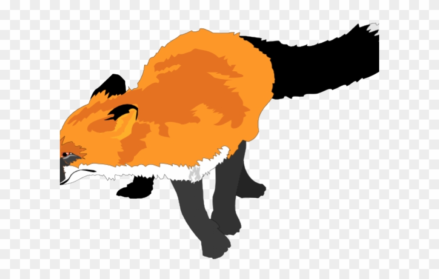 Red Fox Clipart Running Fox - Sly Fox Sticker - Png Download