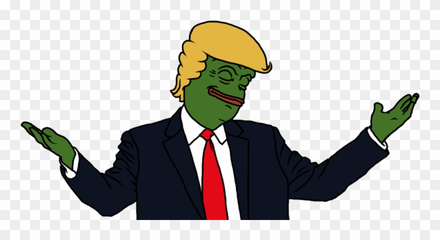 Jews Triggered Into Mindless Rage At Trump Holocaust - Pepe Trump Png Clipart