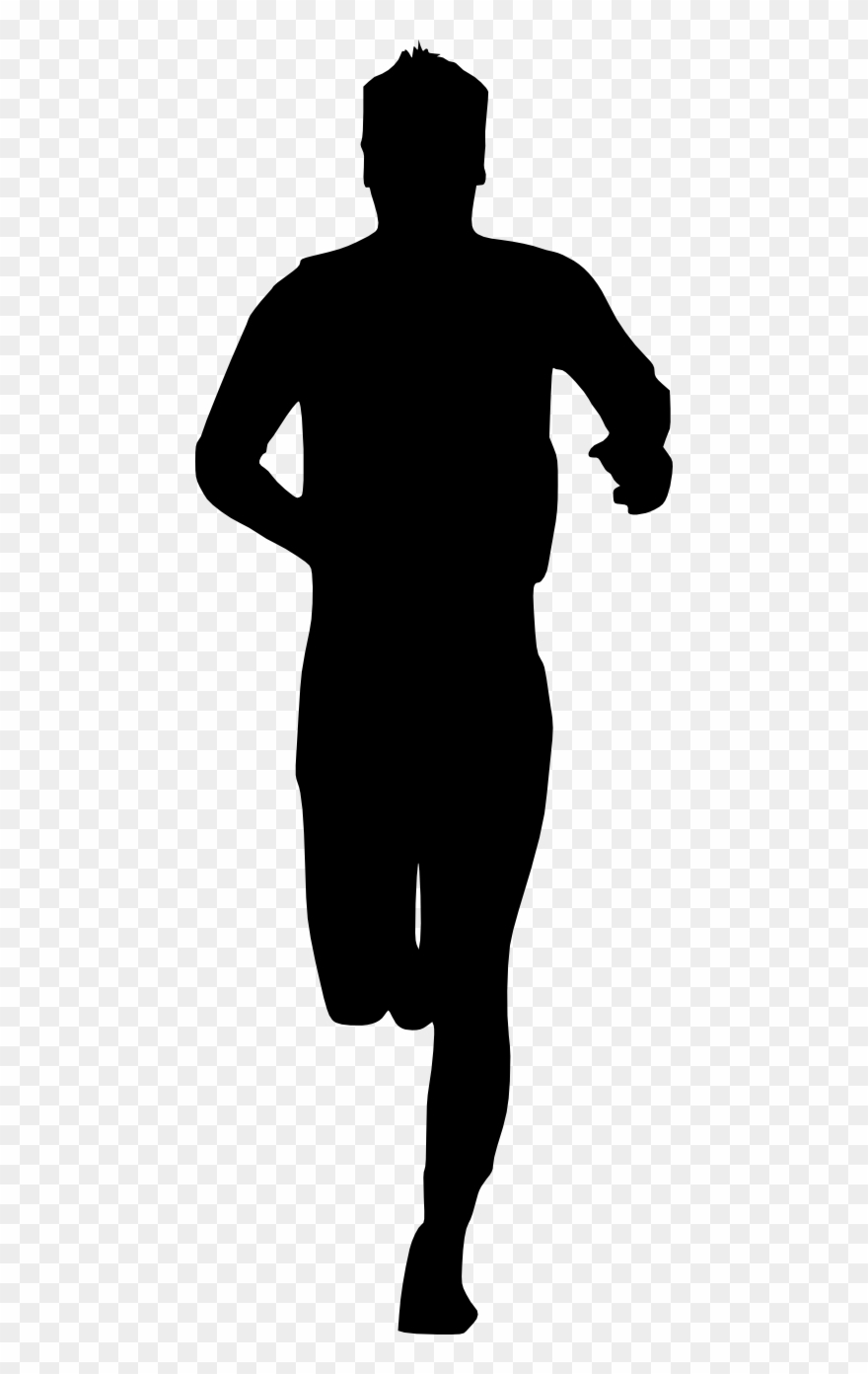 Movement Clipart Running Man - Silhouette Of A Woman Png Transparent Png