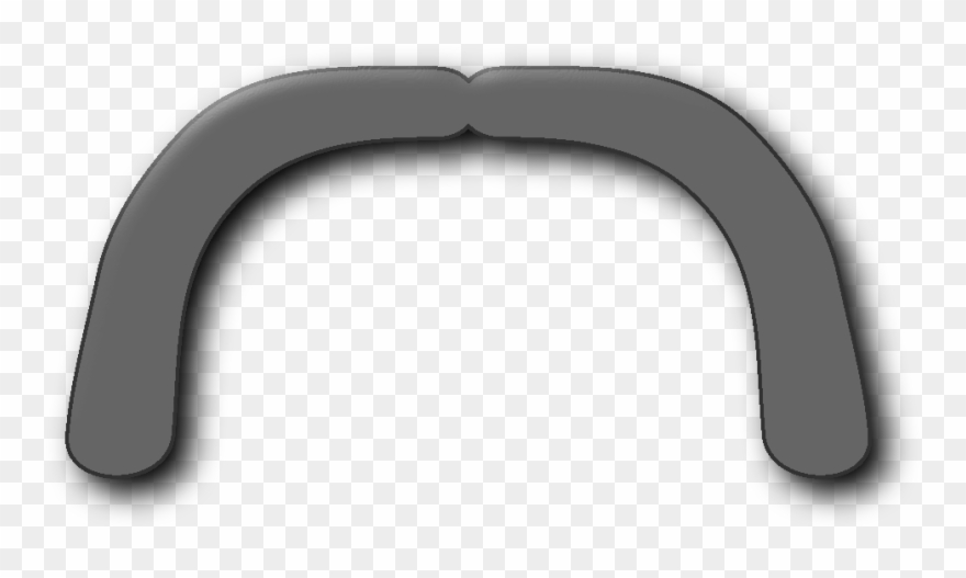 Clip Art Mustache - Clip Art Horseshoe Mustache - Png Download