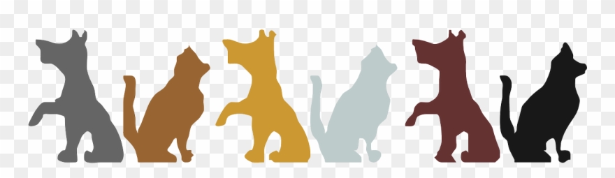 Dog And Cat Clip Art Many Interesting Cliparts - Cat And Dog Border - Png Download