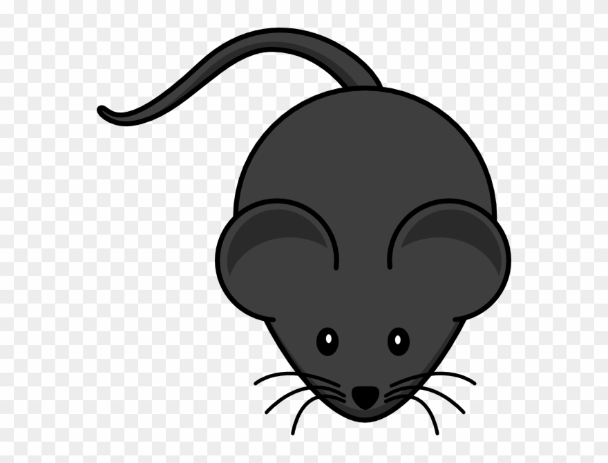 Black Mouse Clip Art - Png Download