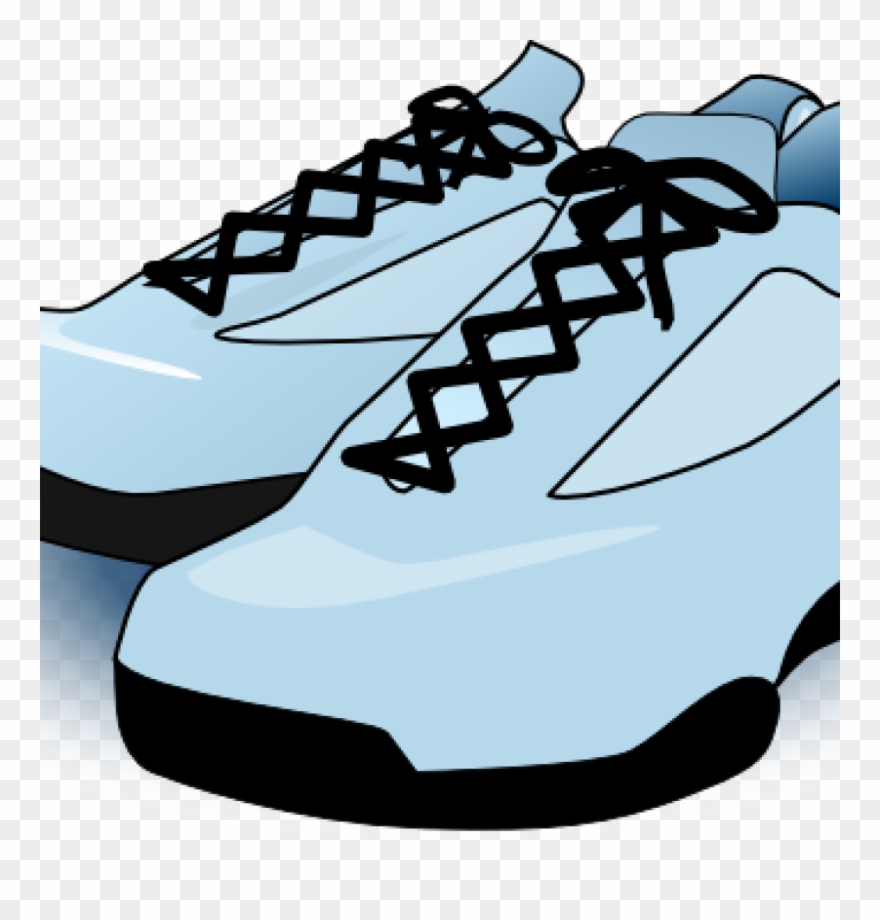 Free Clip Art Shoes Running Shoes Clipart Clipart Panda - Transparent Background Running Shoes - Png Download