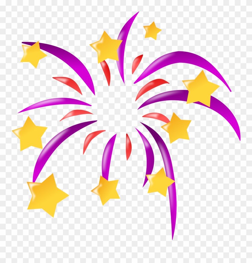 Festival Clip Art Many Interesting Cliparts - Fireworks Cartoon - Png Download