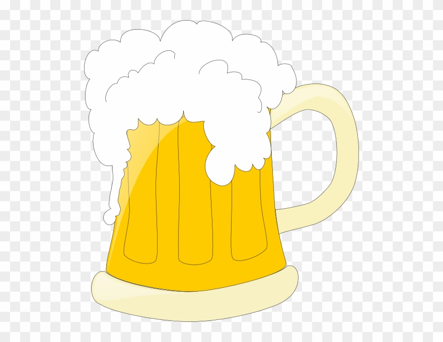 Svg Transparent Beer Mugs Clipart - Beer Clipart Black Background - Png Download