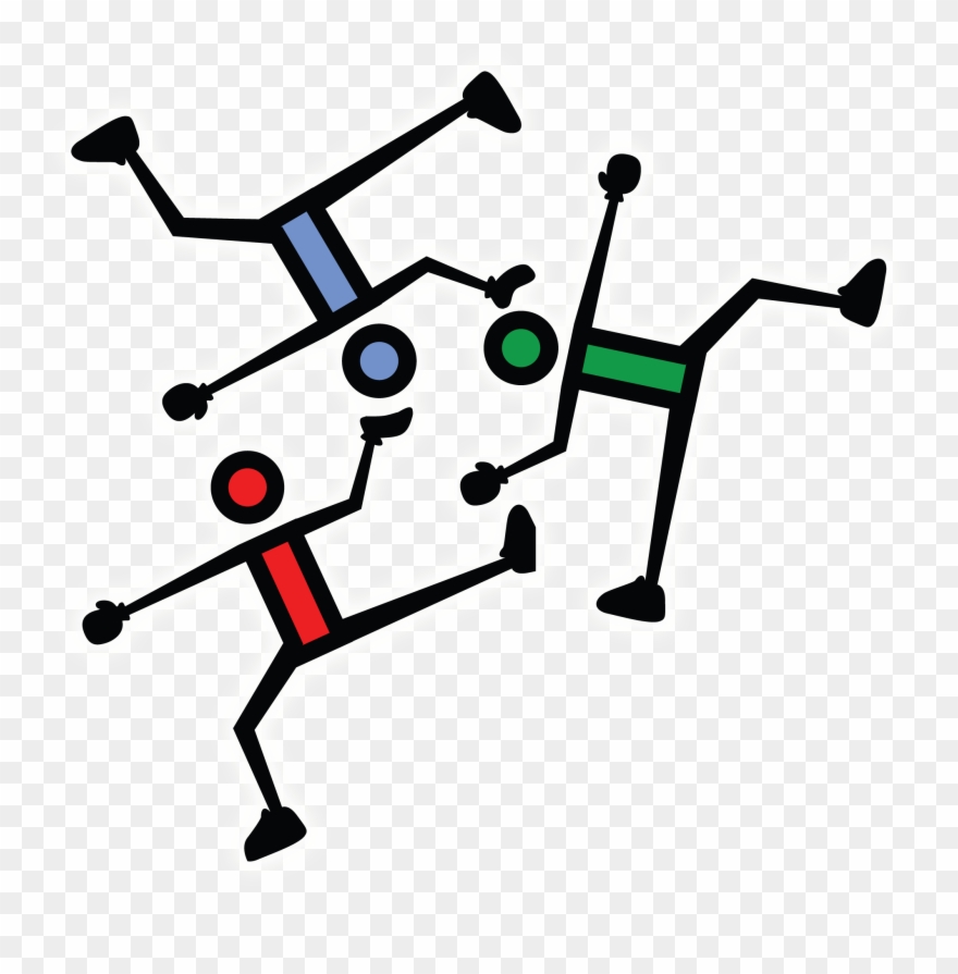 Science - Stick Figure Boys Clipart