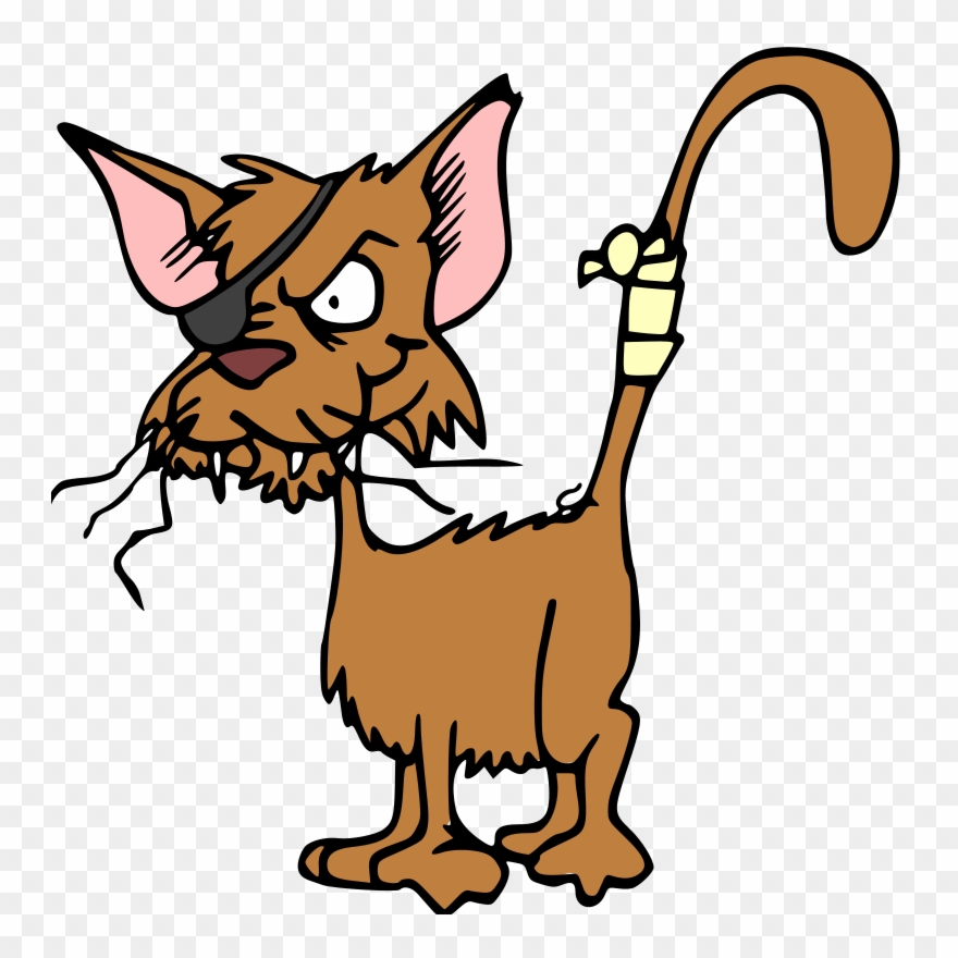Free Fighting Cat Clip Art - Cat Cartoon Png Transparent Png
