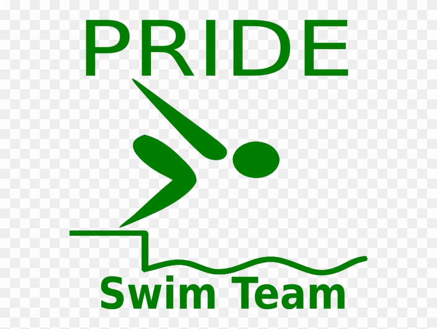 Pride Swim Team Clip Art - Swimming Clipart - Png Download