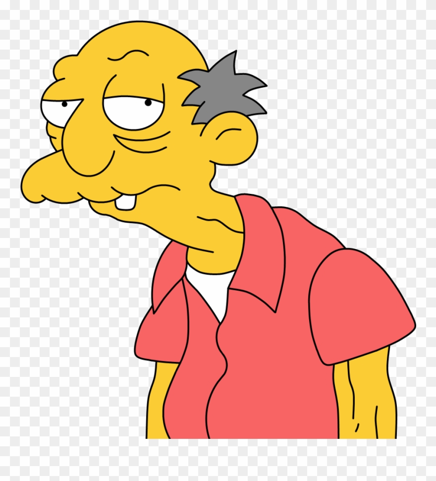 Old Jewish Man - Old People In The Simpsons Clipart