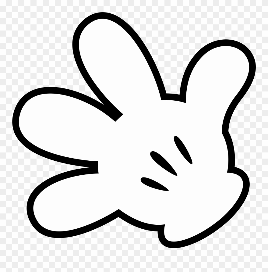 Mickey Hand Clip Art How To Make <b>mickey</b> Mouse - Mickey Mouse Hand Clipart - Png Download