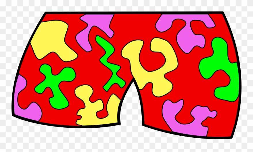 Summer Clipart Short - Bathing Suit Clip Art - Png Download