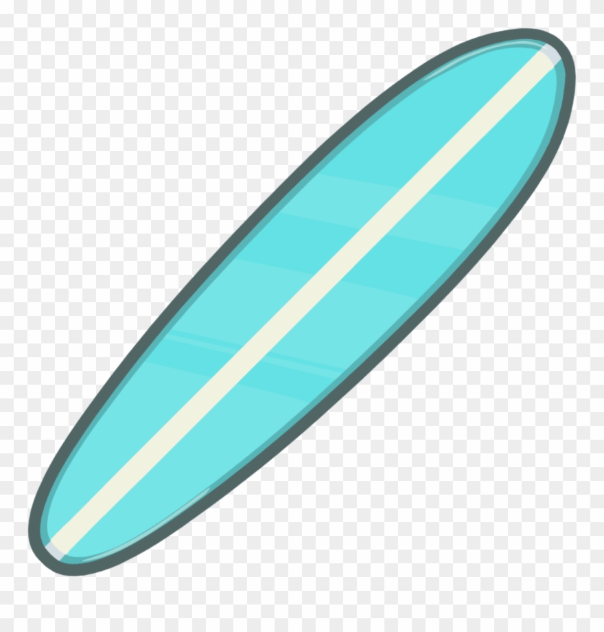 Hawaiian Surfboard Clipart Image - Transparent Background Surfboard Clipart - Png Download