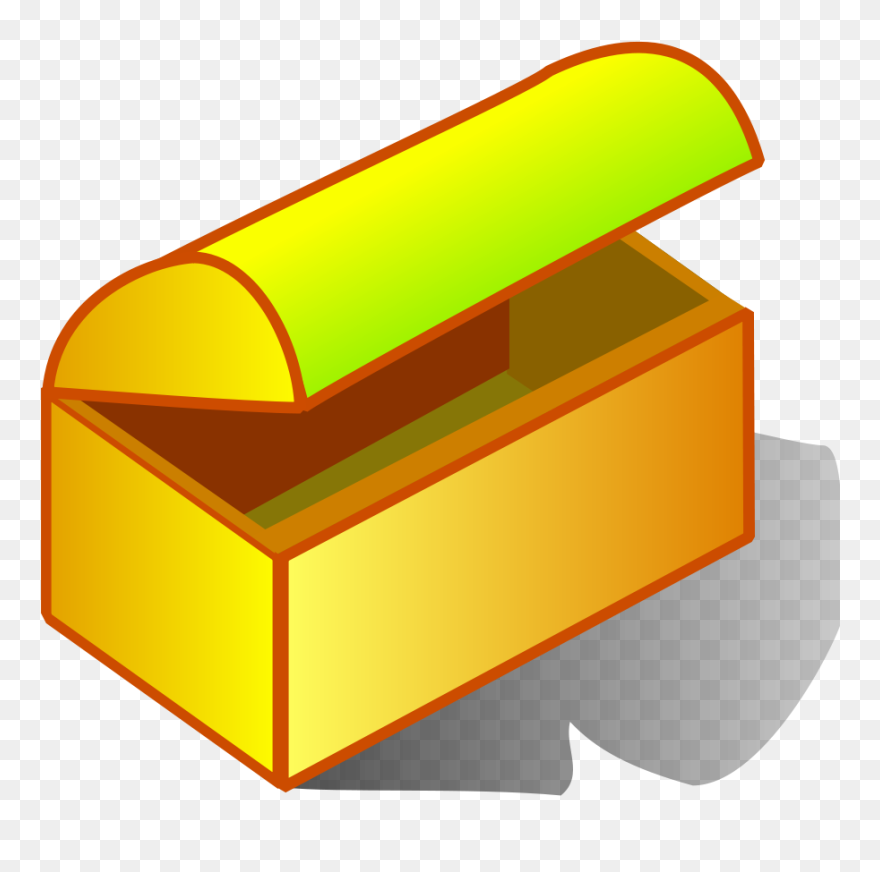 Chest - Clipart - Yellow Toy Box Clipart - Png Download