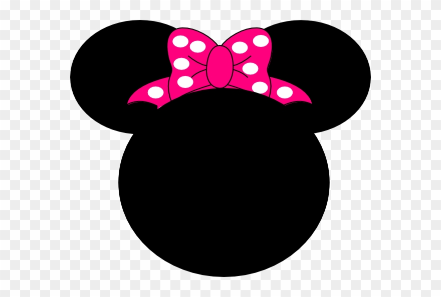 Mickey Mouse Ears Clip Art - Minnie Mouse Black Face - Png Download