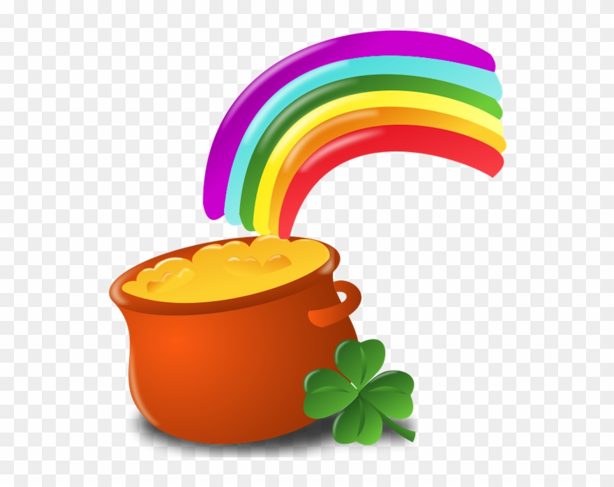 Pot Of Gold - St Patricks Day Png Clipart