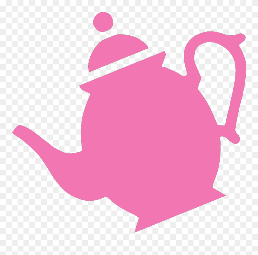Pink Tea Cup Clipart Clip Art Library - Tea Pot Clip Art - Png Download