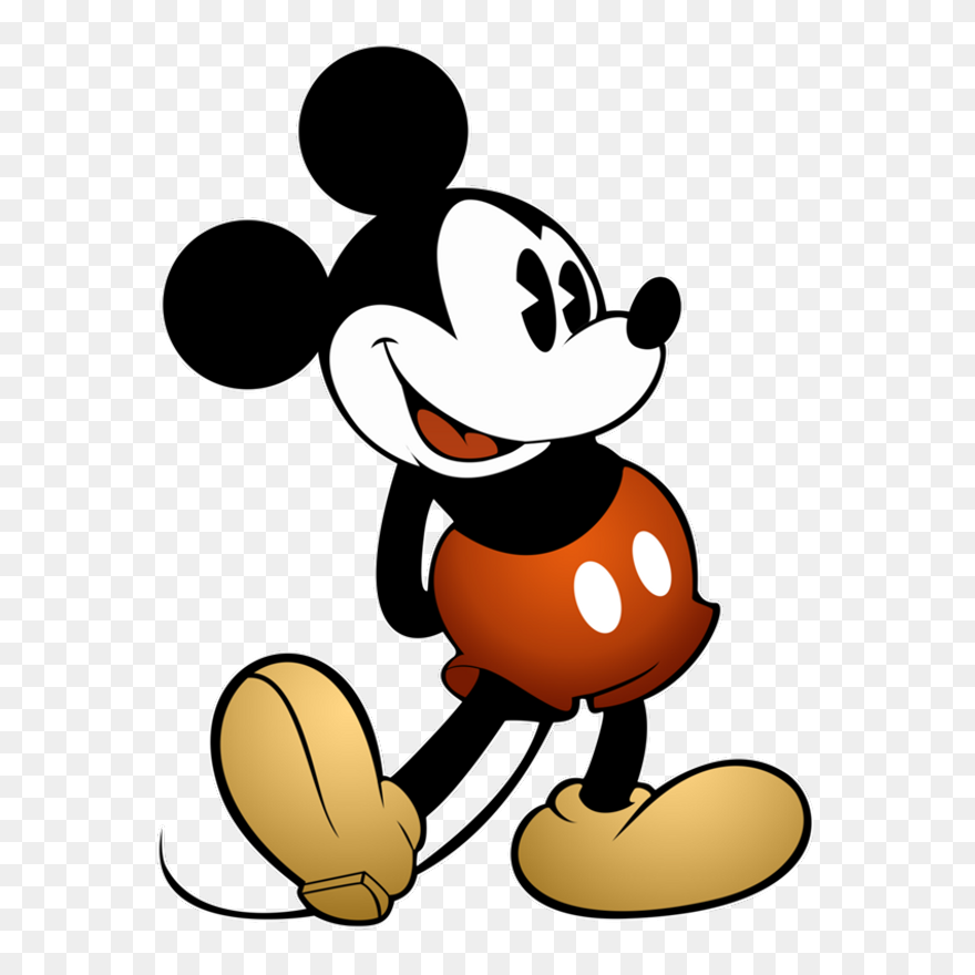 Classic Mickey Mouse Clipart - Mickey Mouse Vintage - Png Download