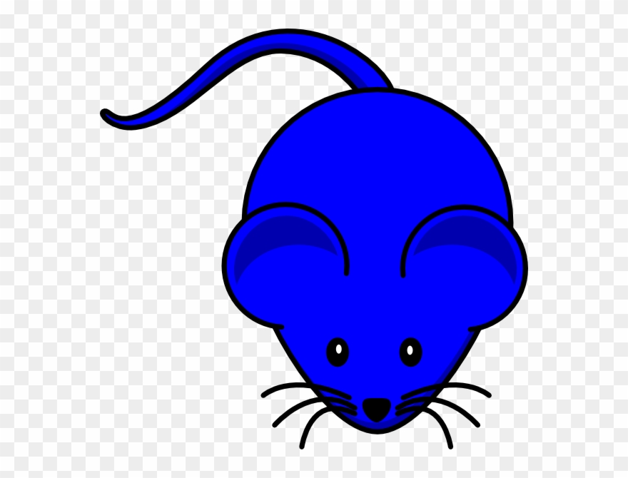 Blue Graphic Clip Art At Clker Com - Black Mice Cartoon Png Transparent Png