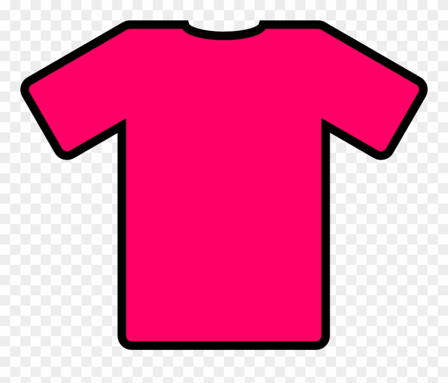 Clothing Clipart Images And Photos - Pink T Shirt Clip Art - Png Download