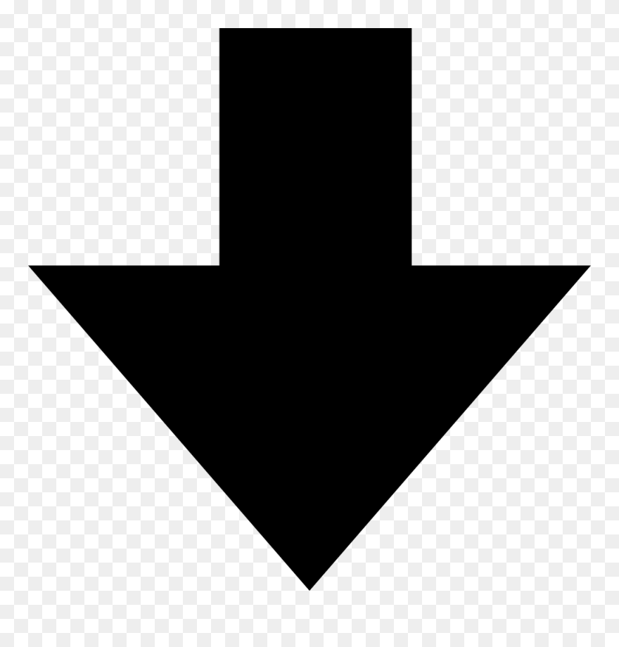 Down Arrow - Arrow Pointing Down Clip Art - Png Download