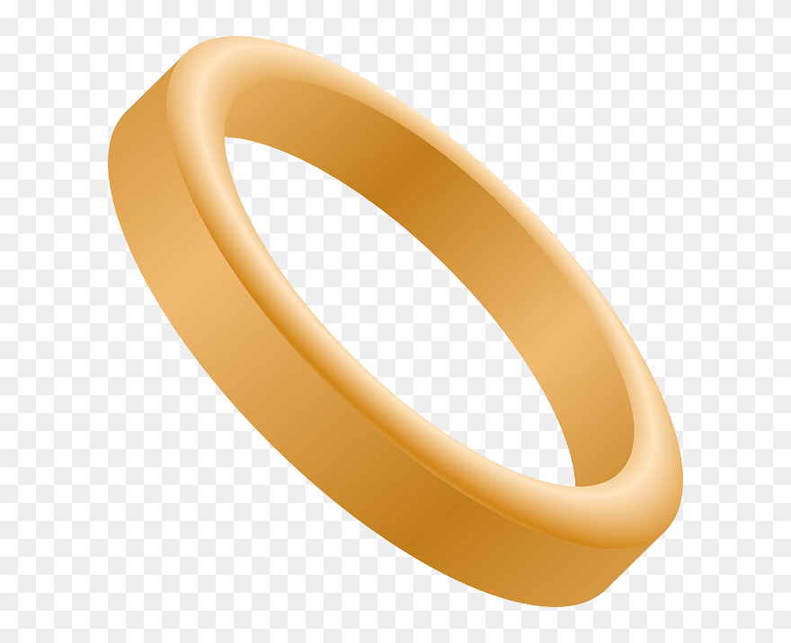 Golden Rings Clipart - Png Download