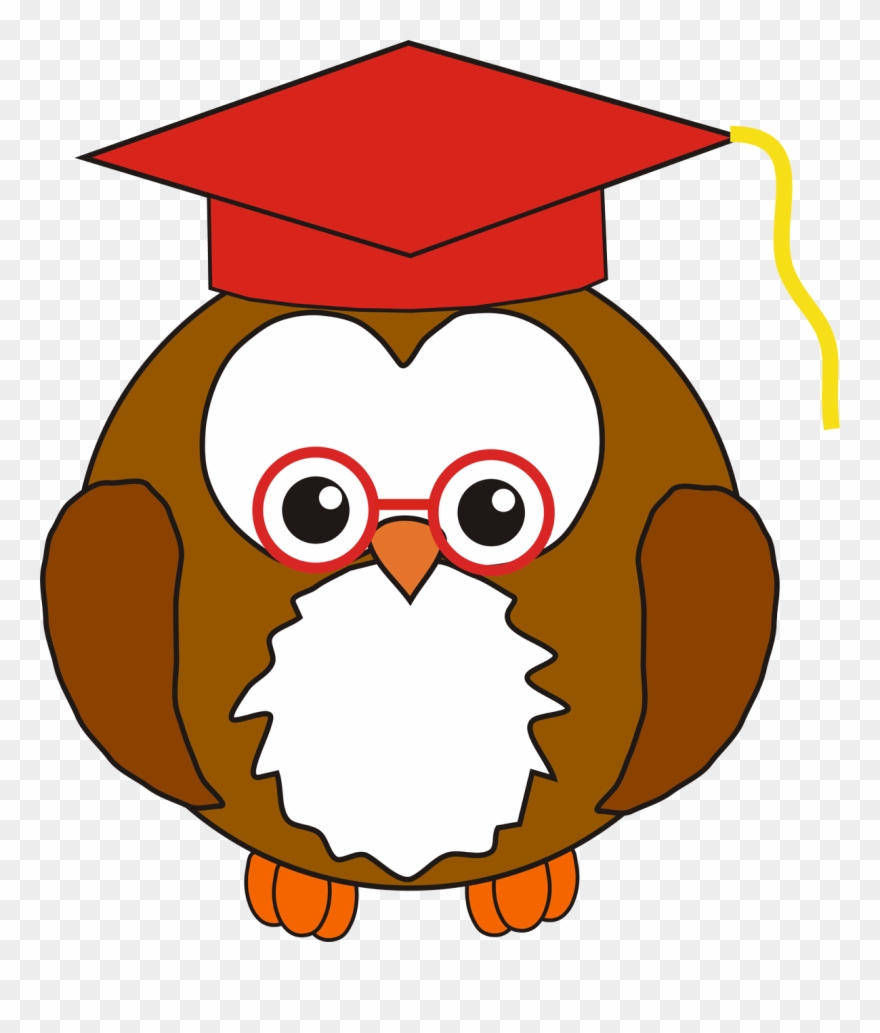 Clipart Eule Brille - Png Download