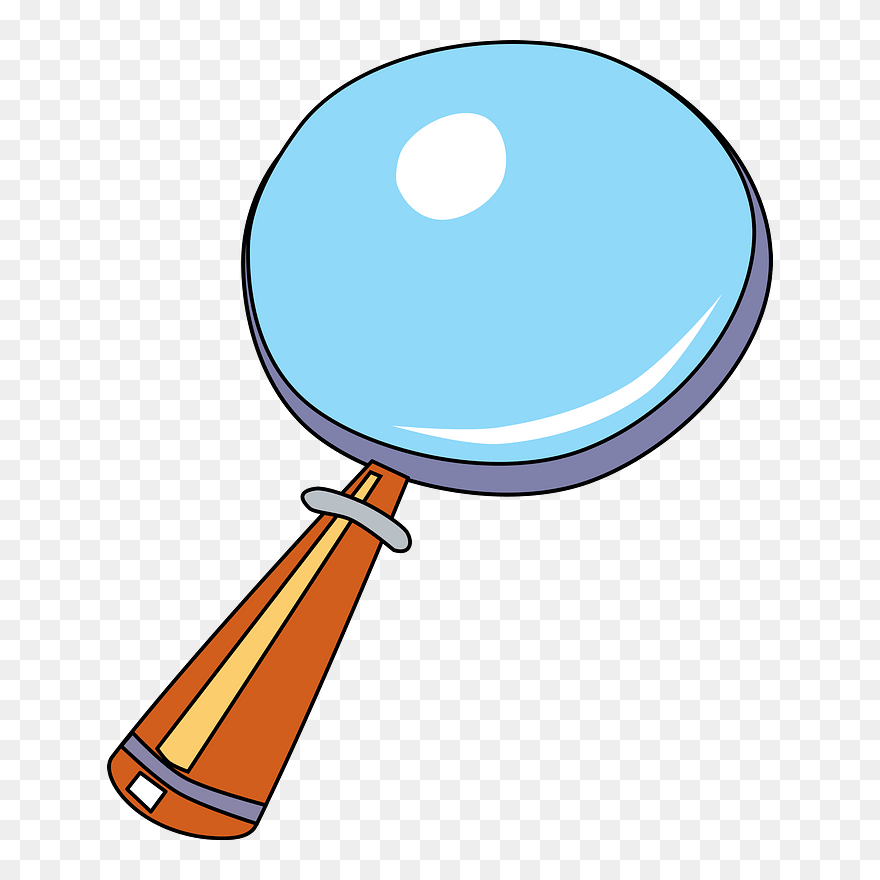 Free To Use & Public Domain Magnifying Glass Clip Art - แว่นขยาย Png Transparent Png
