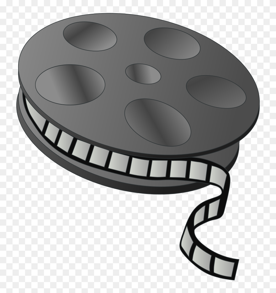 Movie Reel Clipart Free Clipart Images - Rollo De Pelicula Dibujo - Png Download