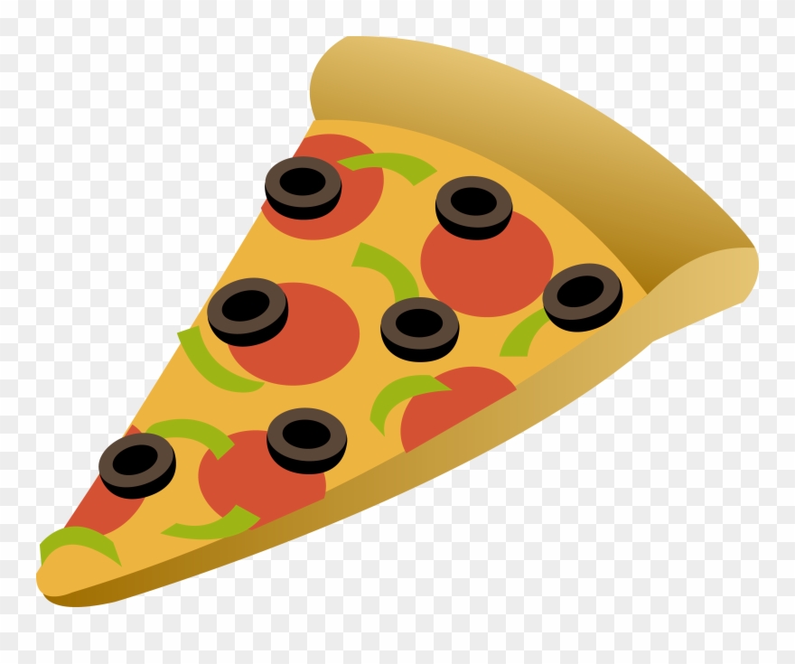 Pizza Slice Clip Art - Slice Of Pizza Cartoon - Png Download