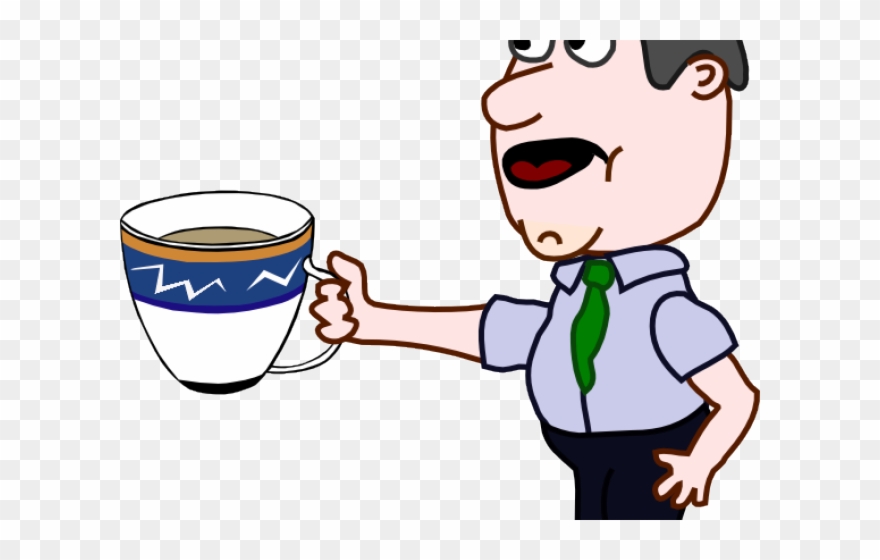 Cup Clipart Child - Man With A Book Clipart - Png Download