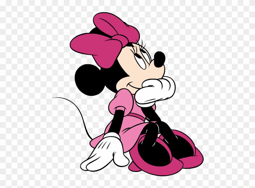 Minnie Mouse Silhouette Clipart Kid - Minnie Mouse Png Transparent Png
