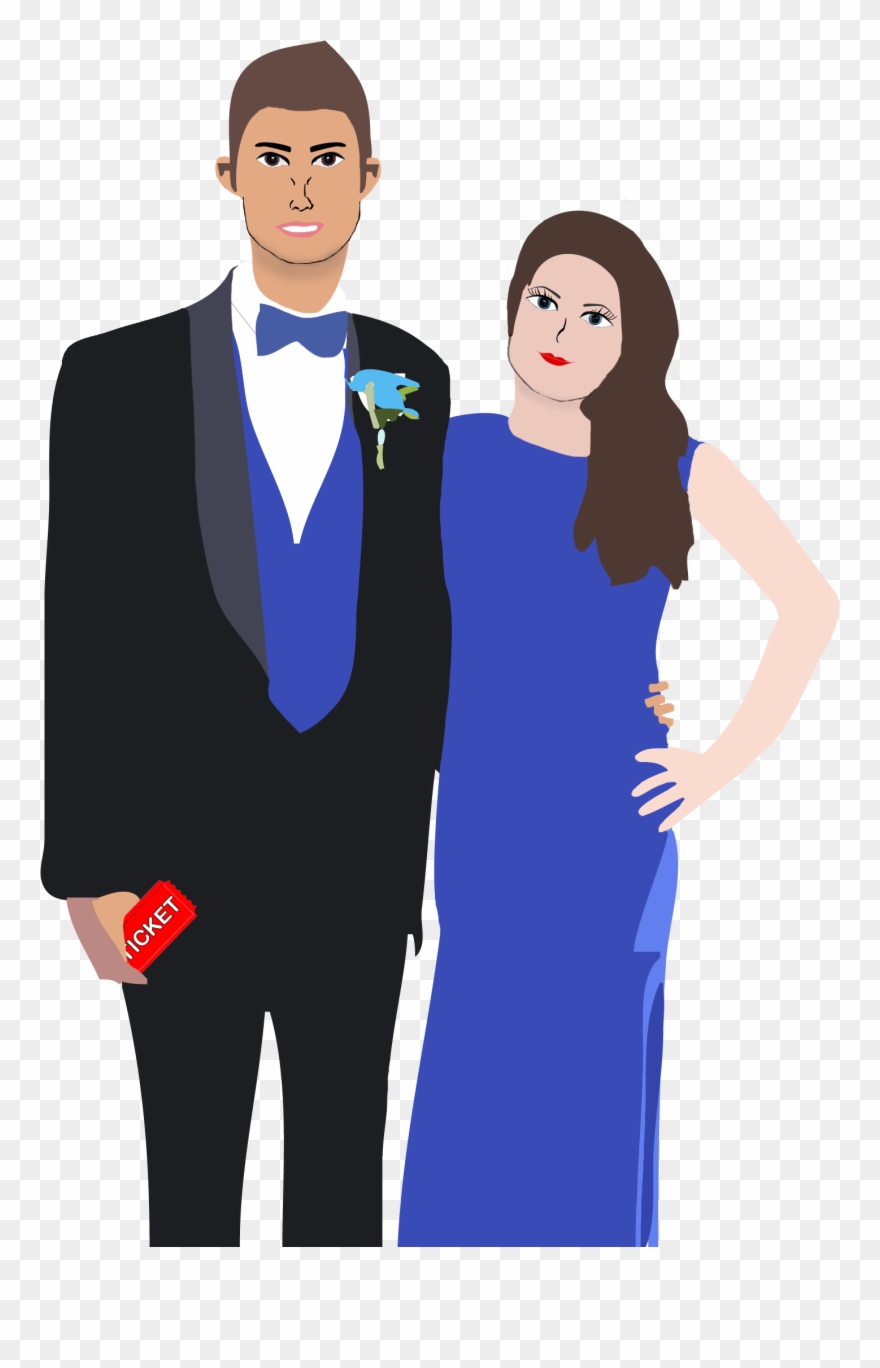 Svg Royalty Free Stock The Story Of Senior Spending - Png Prom Clipart