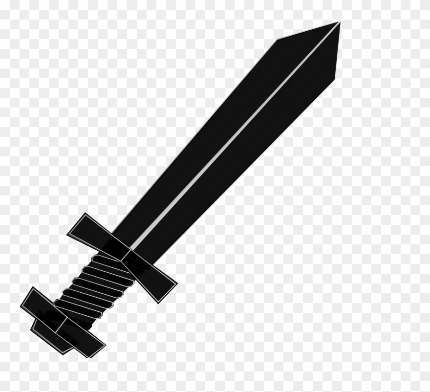 Sword Clipart Png Clip Art Freeuse - Black And White Sword Clipart Transparent Png