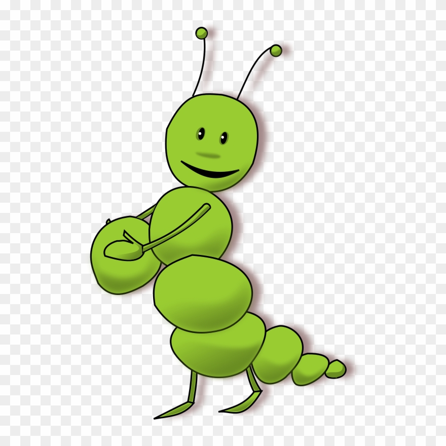 Black And White Caterpillar Clip Art - Caterpillar Clip Art - Png Download