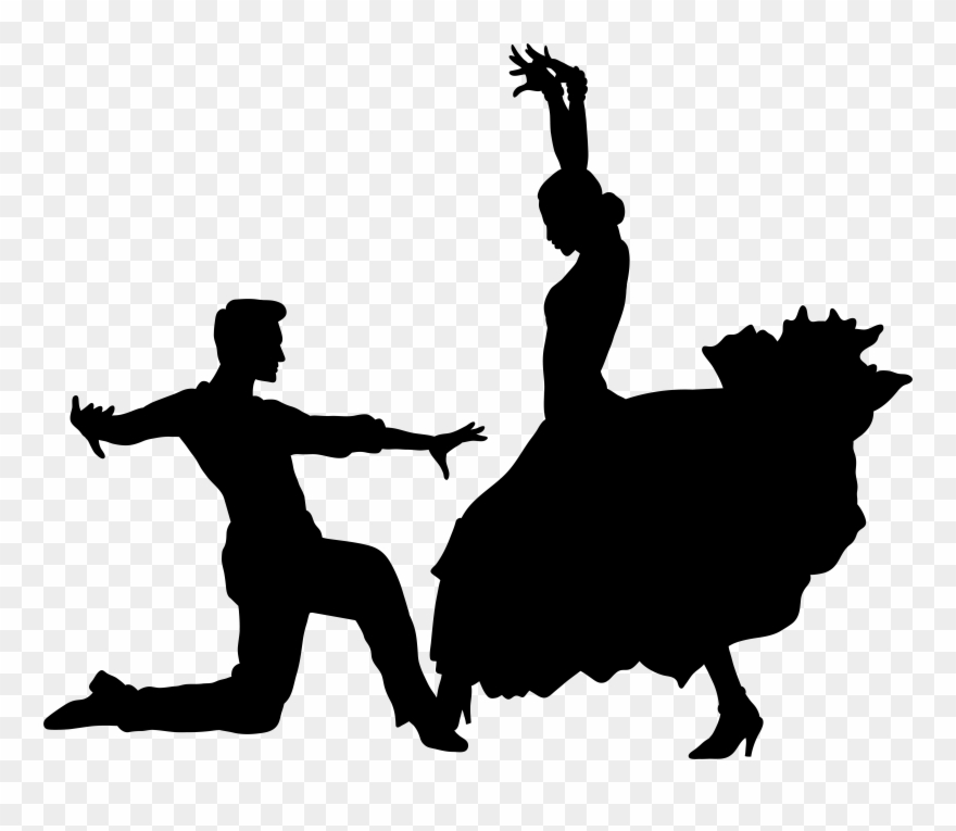 Dancers Silhouette Images At Getdrawings Com Free Clipart