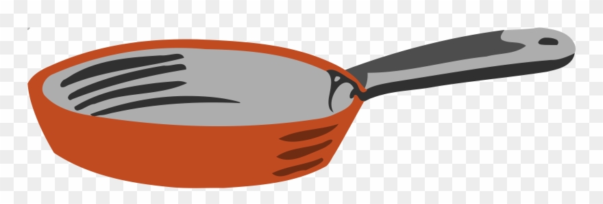 Frying Pan Cookware Kitchen Utensil Bread - Pan Clipart - Png Download
