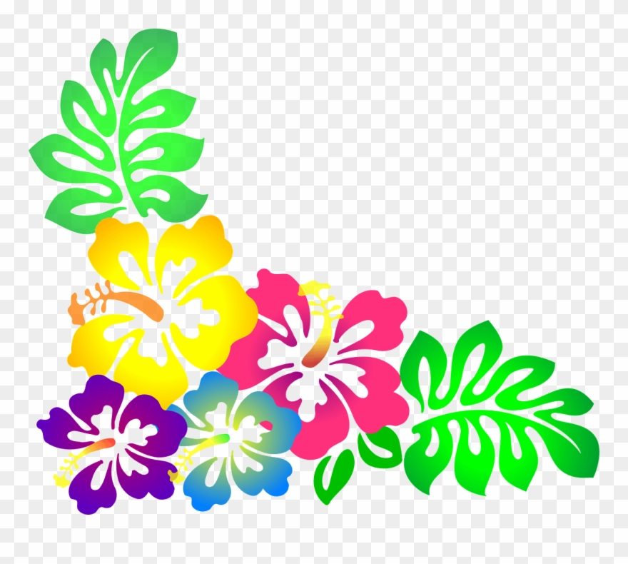 Family Fun Day Border Clipart - Hawaiian Themed Clip Art - Png Download