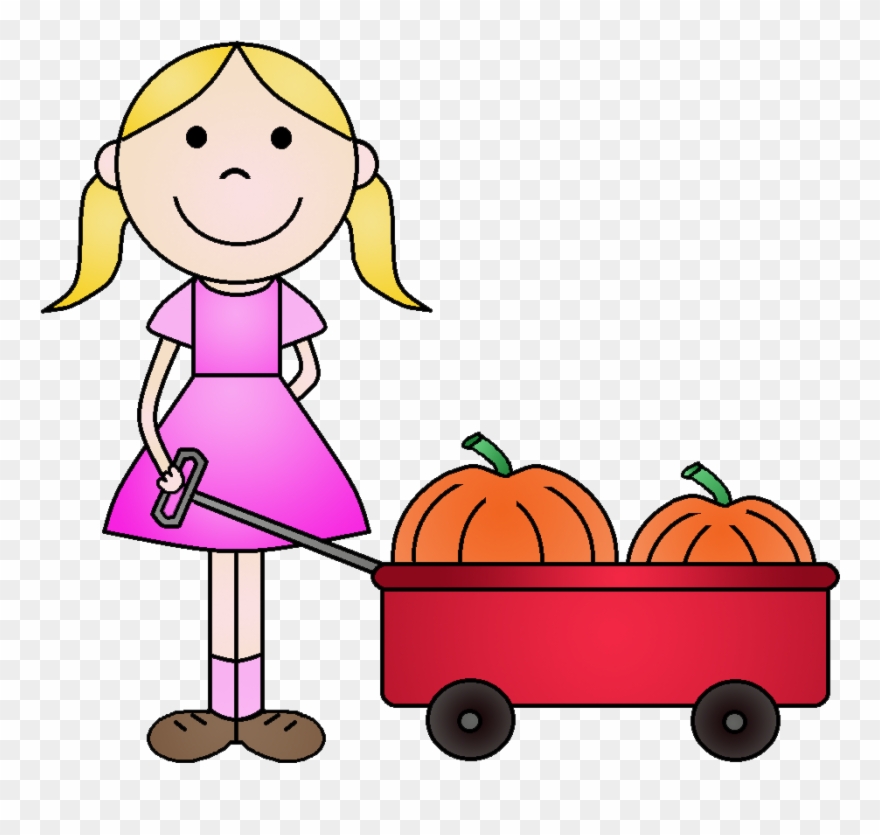 Pumpkin Patch Clips Fall Halloween Images On Clip Art - Picking Pumpkins Clip Art - Png Download