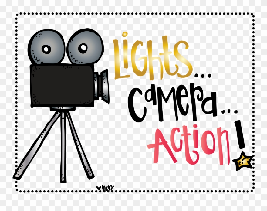 Hollywood Clipart Kids Melonheadz - Lights Camera Action Free - Png Download