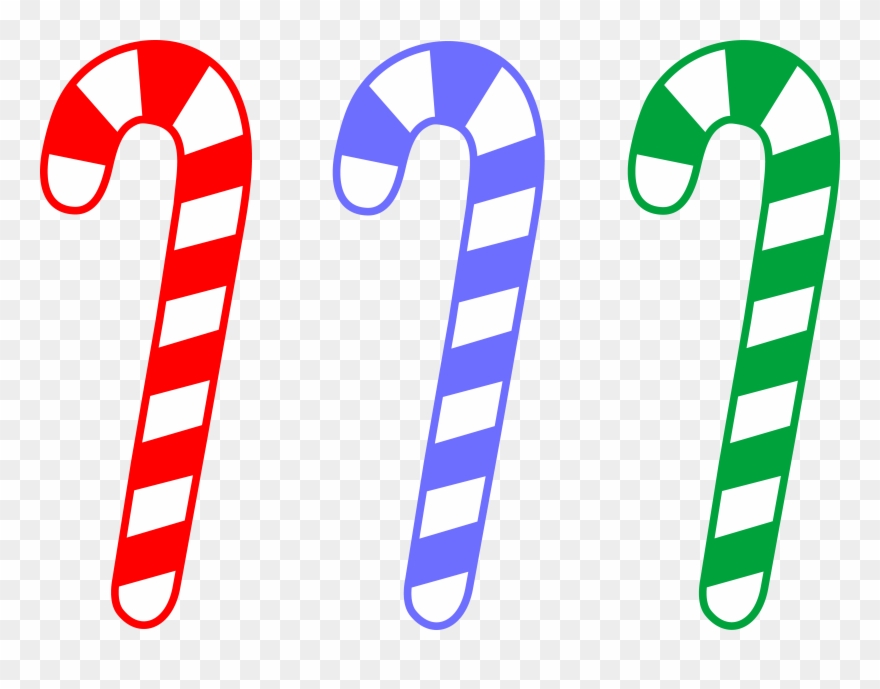Candy Canes Clipart - Candy Cane Clipart - Png Download