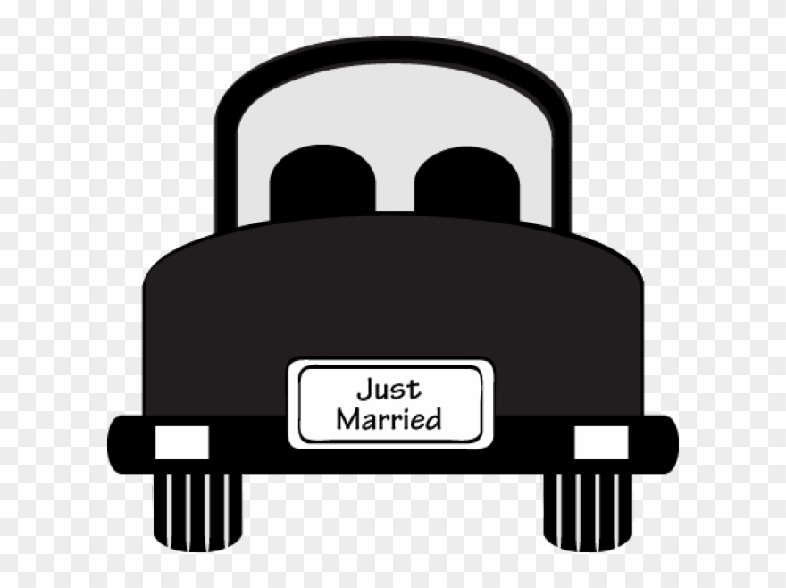 Wedding Car Cliparts - Wedding Car Clip Art - Png Download