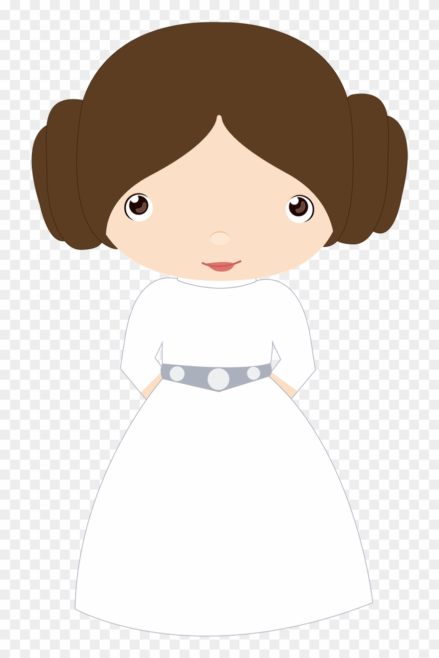 Princess Leia Buns Clipart - Png Download