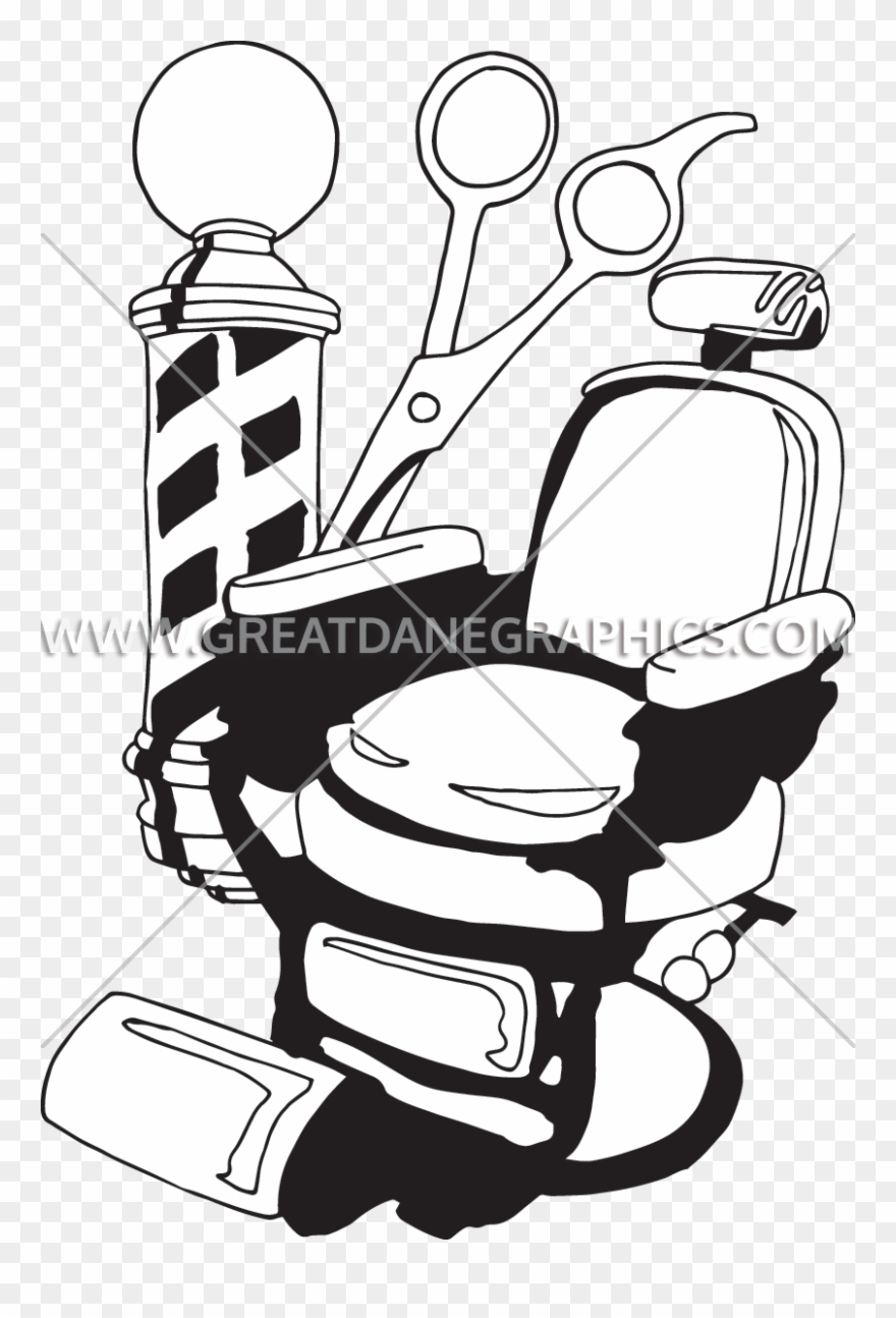 Barber Drawing At Getdrawings Com Free For - Barber Chair Vector Png Clipart