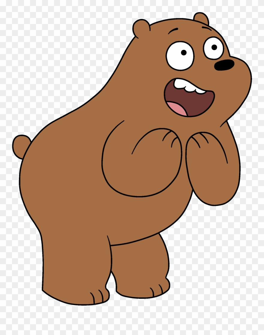 Drawn Grizzly Bear Baer - Grizz We Bare Bears Clipart