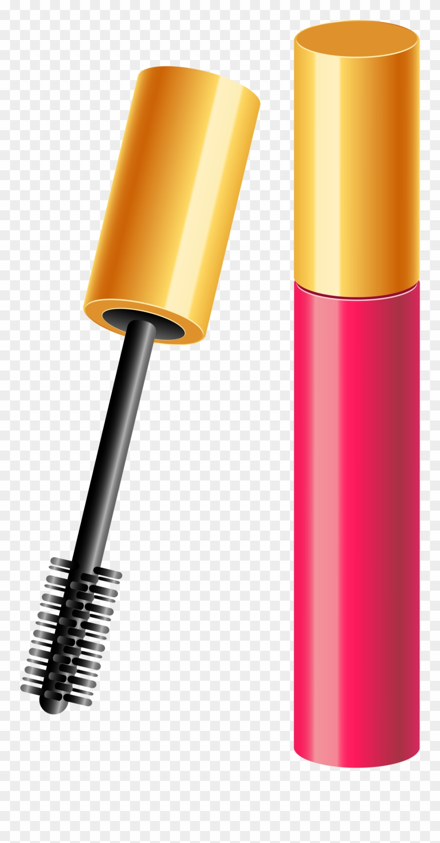 Makeup, Blush Royalty Free Vector Clip Art Illustration - Mascara Clipart - Png Download