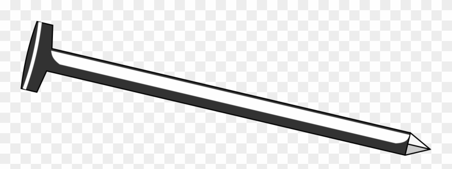 Clip Art Free Panda Images - Nail Clipart Black And White - Png Download